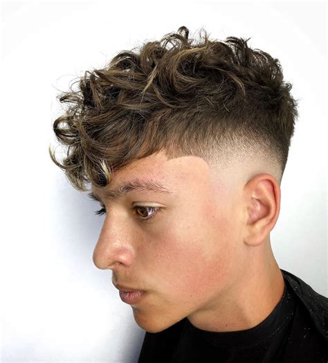 fade curly haircut|fade haircuts for cool curly hair.